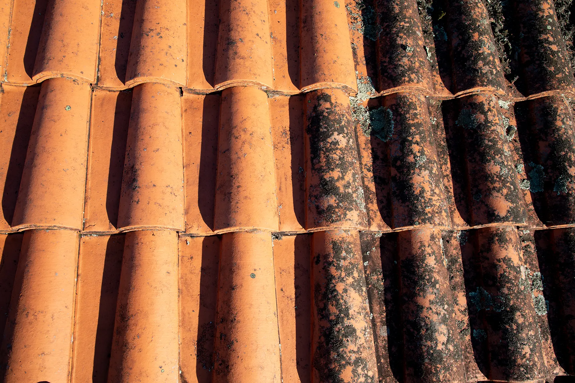 roof pressure washing before and after