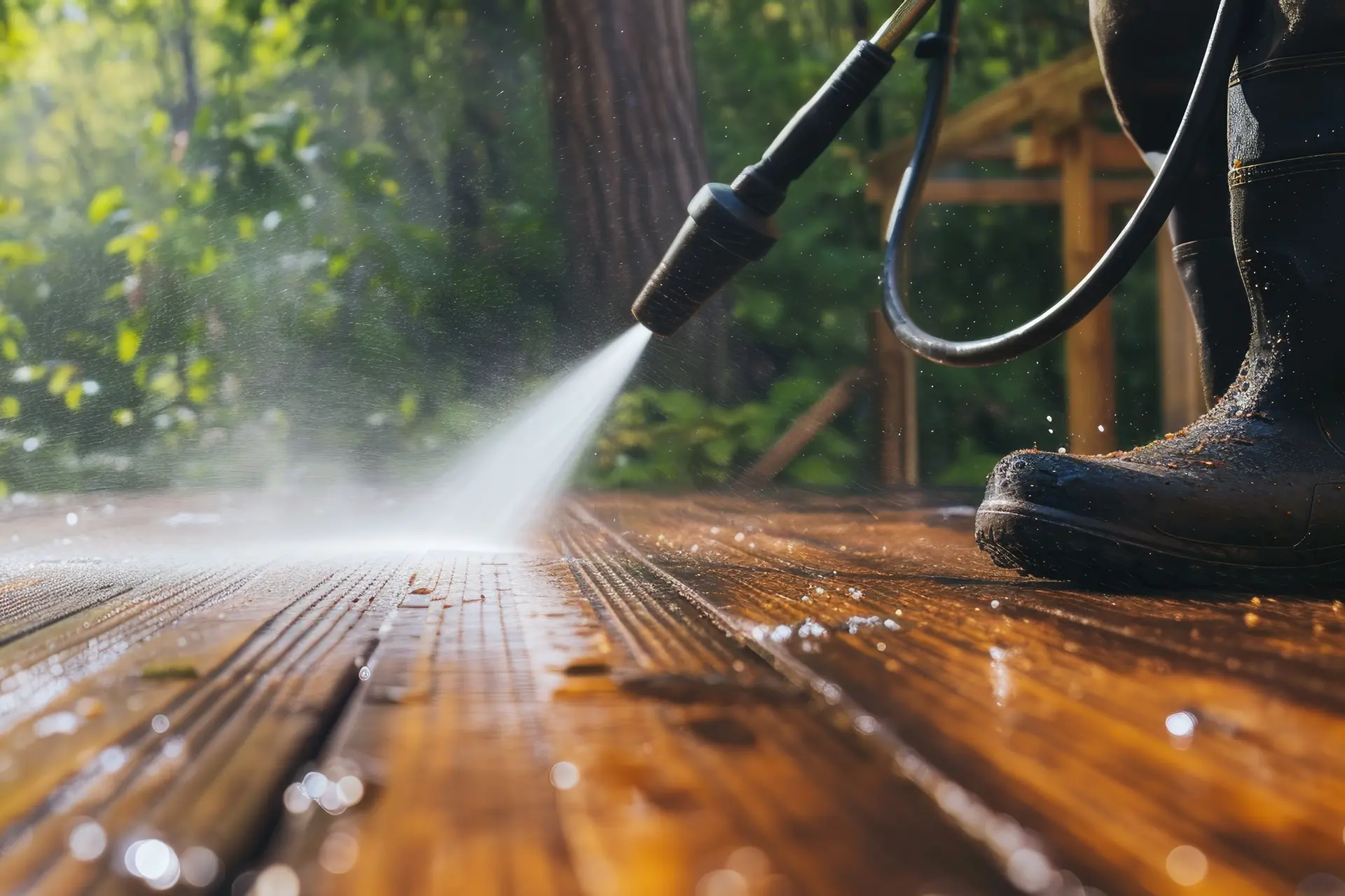 DECK POWER WASHING