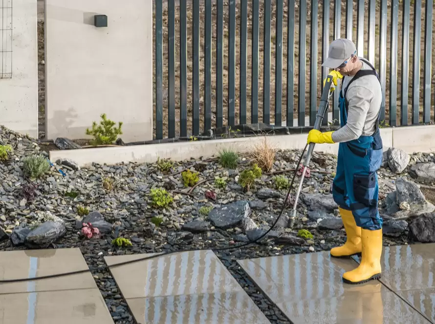 concrete pressure cleaning