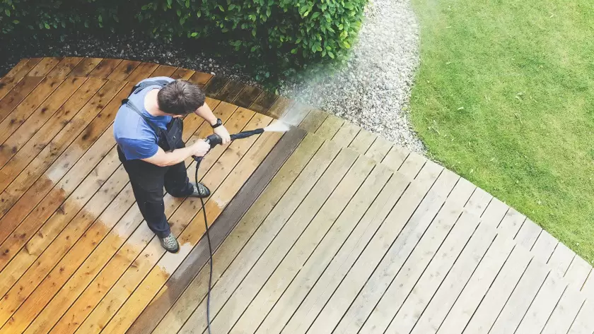 deck pressure washing