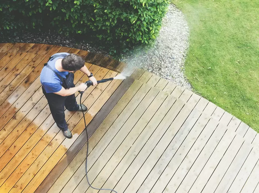 deck pressure washing