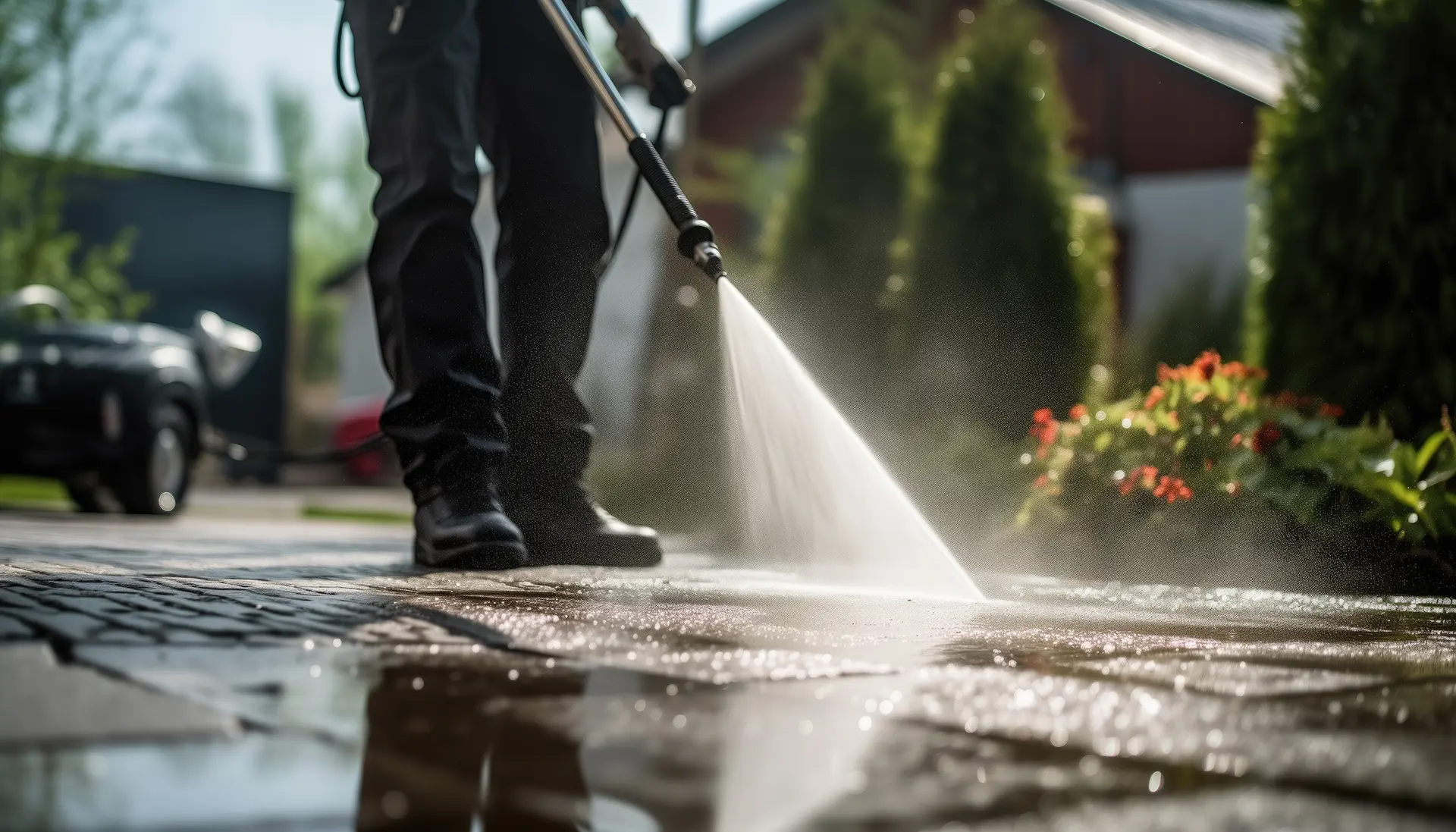 Driveway pressure Cleaning Service